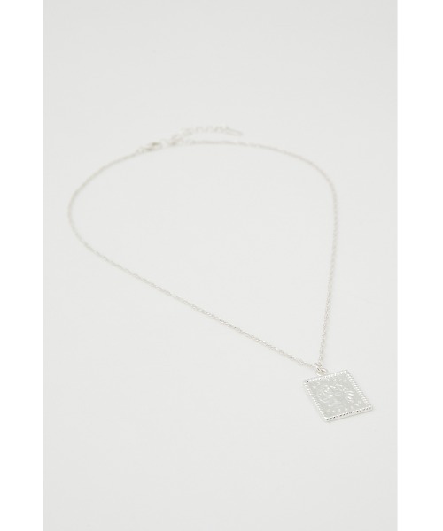 SLY（スライ）の「R/C PLATE CHARM NECKLACE ネックレス（ネックレス・レディース・シルバー/ゴールド・FREE）」の12枚目の写真