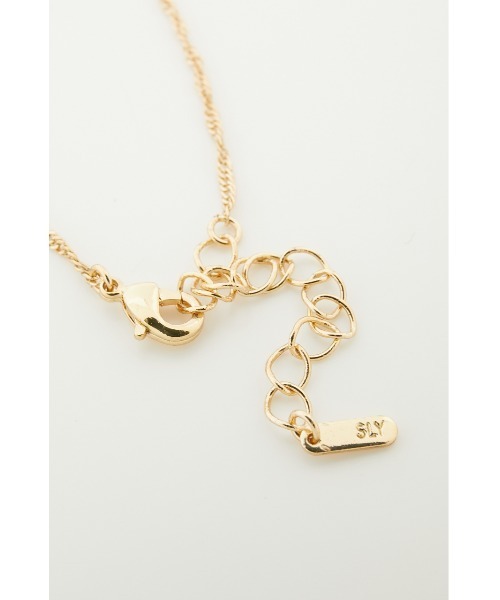SLY（スライ）の「R/C PLATE CHARM NECKLACE ネックレス（ネックレス・レディース・シルバー/ゴールド・FREE）」の22枚目の写真