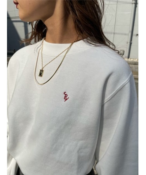 SLY（スライ）の「R/C PLATE CHARM NECKLACE ネックレス（ネックレス・レディース・シルバー/ゴールド・FREE）」の4枚目の写真