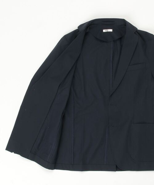 SUIT SELECT（スーツセレクト）の「【洗える4点セット】リモートパックスーツ　２釦テーラード（スーツセット・メンズ・ネイビー・LL/S/M/L）」の3枚目の写真