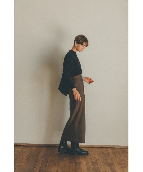 CLANE（クラネ）の「BACK FRILL LINE KNIT（ニット/セーター・レディース・ベージュ/ピンク/ブラック・1/2）」の17枚目の写真