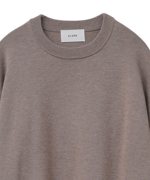 CLANE（クラネ）の「BACK FRILL LINE KNIT（ニット/セーター・レディース・ベージュ/ピンク/ブラック・1/2）」の16枚目の写真