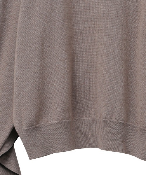 CLANE（クラネ）の「BACK FRILL LINE KNIT（ニット/セーター・レディース・ベージュ/ピンク/ブラック・1/2）」の12枚目の写真