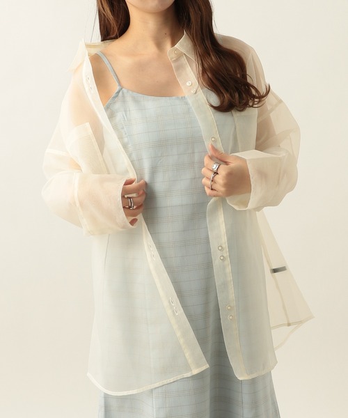 Heather（ヘザー）の「チェック柄マーメイドキャミワンピース 266714