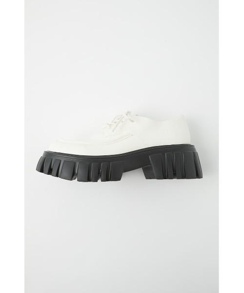 MOUSSY（マウジー）の「PLATFORM LACE UP シューズ（その他シューズ・レディース・ホワイト/ブラック・SMALL/MEDIUM/LARGE）」の12枚目の写真