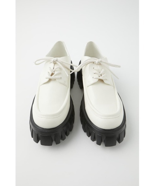 MOUSSY（マウジー）の「PLATFORM LACE UP シューズ（その他シューズ・レディース・ホワイト/ブラック・SMALL/MEDIUM/LARGE）」の3枚目の写真