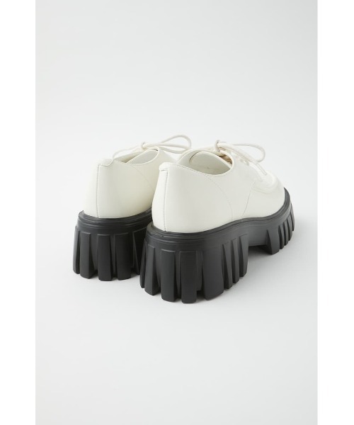 MOUSSY（マウジー）の「PLATFORM LACE UP シューズ（その他シューズ・レディース・ホワイト/ブラック・SMALL/MEDIUM/LARGE）」の10枚目の写真