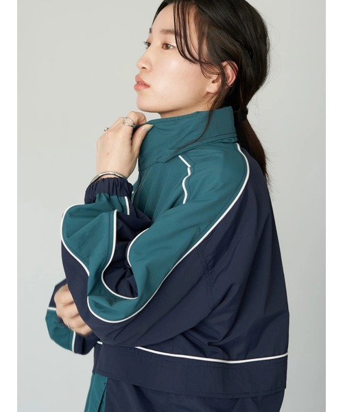 earth music&ecology(アースミュージックアンドエコロジー)の「アノラック*(ナイロンジャケット・レディース・ブラック/ブルーグリーン/グレイッシュベージュ・FREE)」の20枚目の写真