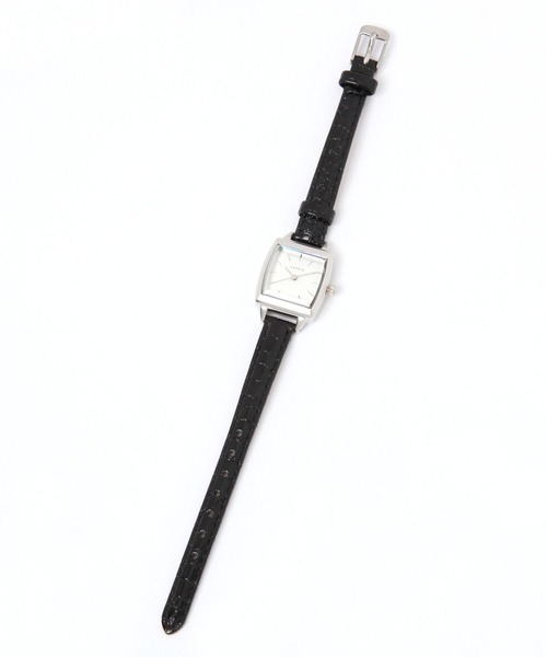 LEPSIM（レプシィム）の「スクエアカタオシウォッチ　256764（アナログ腕時計・レディース・グレイッシュベージュ/ブラック/ブルー・ONE SIZE）」の5枚目の写真