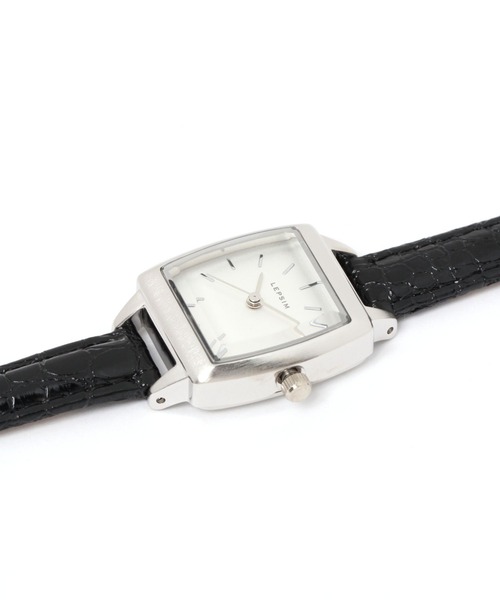 LEPSIM（レプシィム）の「スクエアカタオシウォッチ　256764（アナログ腕時計・レディース・グレイッシュベージュ/ブラック/ブルー・ONE SIZE）」の7枚目の写真