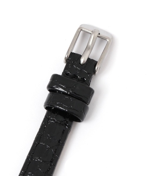 LEPSIM（レプシィム）の「スクエアカタオシウォッチ　256764（アナログ腕時計・レディース・グレイッシュベージュ/ブラック/ブルー・ONE SIZE）」の9枚目の写真