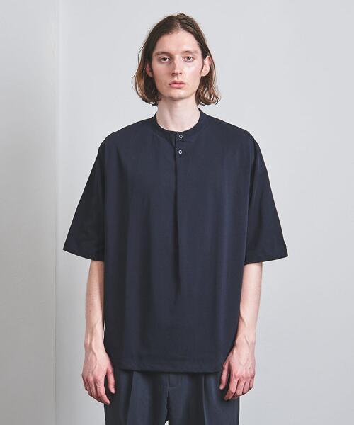 K ITO(ケーイトウ)の「<K ITO> グランパ Tシャツ(Tシャツ/カットソー・メンズ・ホワイト/ネイビー・1/2/3)」の6枚目の写真