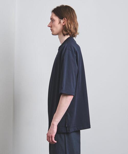 K ITO(ケーイトウ)の「<K ITO> グランパ Tシャツ(Tシャツ/カットソー・メンズ・ホワイト/ネイビー・1/2/3)」の7枚目の写真