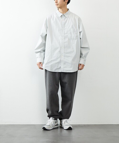 FREAK'S STORE（フリークスストア）の「FREAK'S STORE/フリークスストア ヘビーウェィト ピグメント パンツ/スウエットパンツ/ピグメント（スウェットパンツ・メンズ・チャコールグレー/ブルー/グリーン/アイボリー・SMALL/MEDIUM/LARGE）」の5枚目の写真