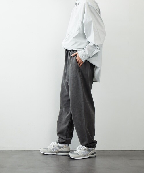 FREAK'S STORE（フリークスストア）の「FREAK'S STORE/フリークスストア ヘビーウェィト ピグメント パンツ/スウエットパンツ/ピグメント（スウェットパンツ・メンズ・チャコールグレー/ブルー/グリーン/アイボリー・SMALL/MEDIUM/LARGE）」の7枚目の写真