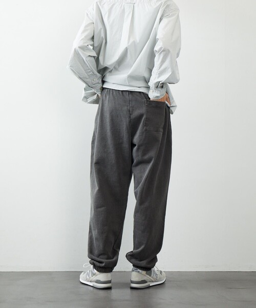 FREAK'S STORE（フリークスストア）の「FREAK'S STORE/フリークスストア ヘビーウェィト ピグメント パンツ/スウエットパンツ/ピグメント（スウェットパンツ・メンズ・チャコールグレー/ブルー/グリーン/アイボリー・SMALL/MEDIUM/LARGE）」の8枚目の写真
