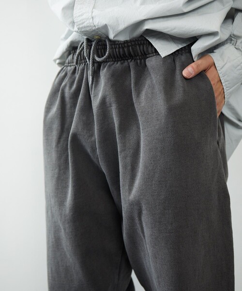 FREAK'S STORE（フリークスストア）の「FREAK'S STORE/フリークスストア ヘビーウェィト ピグメント パンツ/スウエットパンツ/ピグメント（スウェットパンツ・メンズ・チャコールグレー/ブルー/グリーン/アイボリー・SMALL/MEDIUM/LARGE）」の11枚目の写真