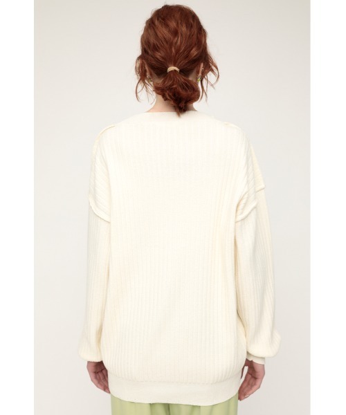 SLY（スライ）の「CRUSHED KNIT CD クラッシュ ニット カーディガン（カーディガン/ボレロ・レディース・アイボリー/ブルー/オレンジ系その他・FREE）」の15枚目の写真