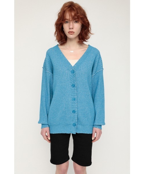 SLY（スライ）の「CRUSHED KNIT CD クラッシュ ニット カーディガン（カーディガン/ボレロ・レディース・アイボリー/ブルー/オレンジ系その他・FREE）」の19枚目の写真