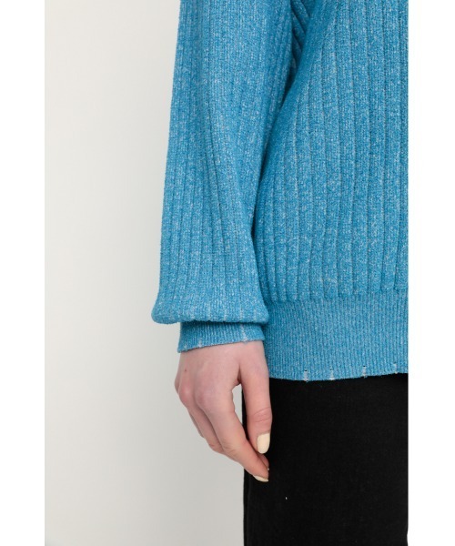 SLY（スライ）の「CRUSHED KNIT CD クラッシュ ニット カーディガン（カーディガン/ボレロ・レディース・アイボリー/ブルー/オレンジ系その他・FREE）」の16枚目の写真