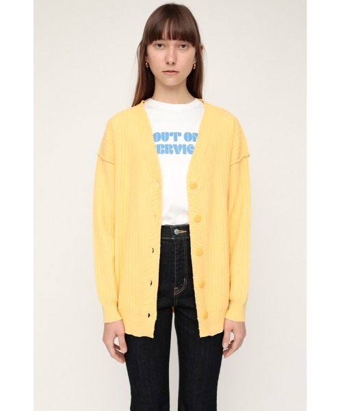 SLY（スライ）の「CRUSHED KNIT CD クラッシュ ニット カーディガン（カーディガン/ボレロ・レディース・アイボリー/ブルー/オレンジ系その他・FREE）」の11枚目の写真