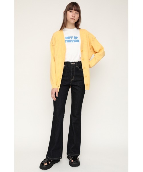 SLY（スライ）の「CRUSHED KNIT CD クラッシュ ニット カーディガン（カーディガン/ボレロ・レディース・アイボリー/ブルー/オレンジ系その他・FREE）」の22枚目の写真