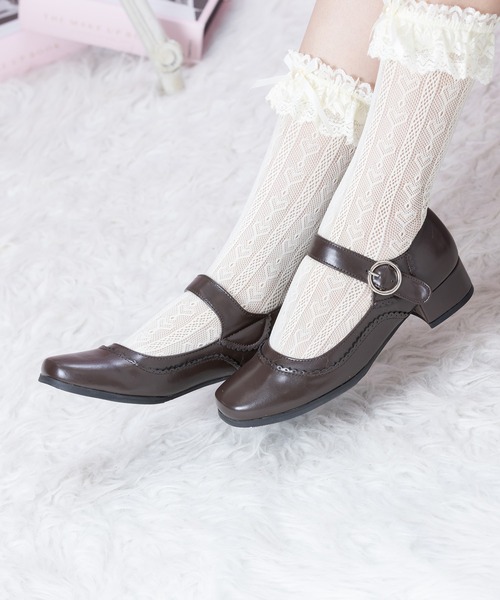 BODYLINEパンプス◎匿名配送 BODYLINE（ボディライン）の「ガーリー風 ラウンドトゥ