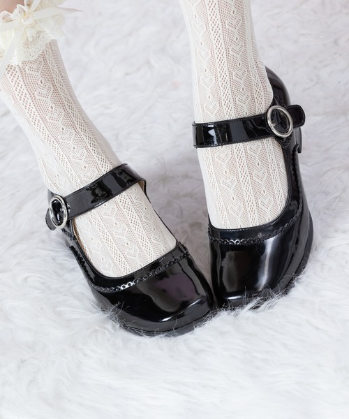 BODYLINE パンプス◎匿名配送 BODYLINE（ボディライン）の「ガーリー風 ラウンドトゥ