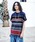 glamb�i�O�����j�́uGreck Border Knit / �O���b�N�{�[�_�[�j�b�g�i�j�b�g/�Z�[�^�[�j�v�b�}���`