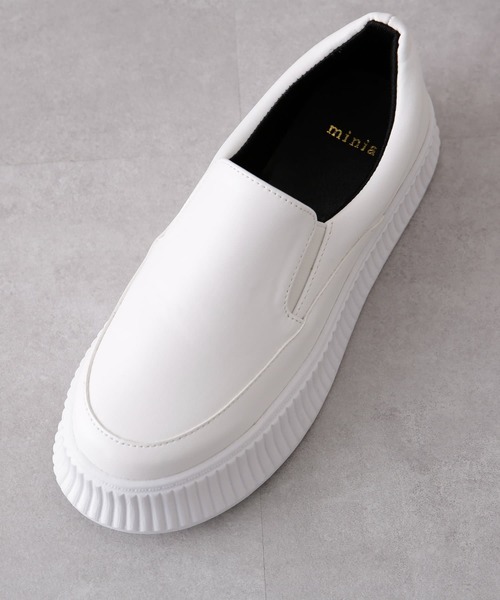 Thevon（ゼボン）の「厚底スリッポン（スニーカー・レディース・ベージュ/ブラック/ホワイト・SMALL/LARGE/MEDIUM）」の11枚目の写真