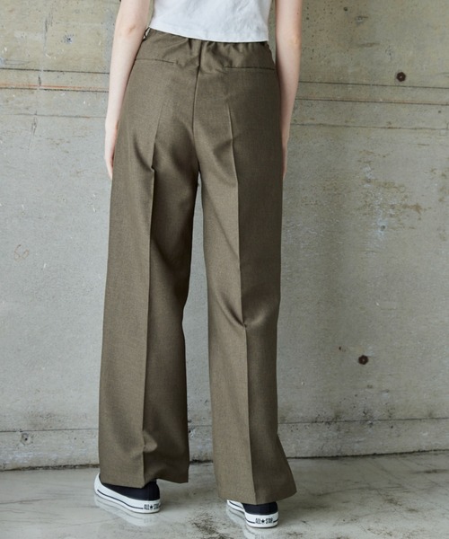 flaner（フラネ）の「Loose linen like pants/ルーズリネンライクパンツ（その他パンツ・レディース・カーキ/ナチュラル・SMALL/MEDIUM/LARGE）」の13枚目の写真