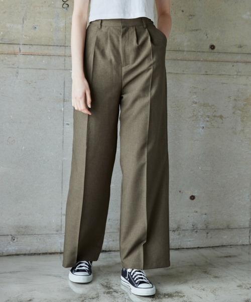 flaner（フラネ）の「Loose linen like pants/ルーズリネンライクパンツ（その他パンツ・レディース・カーキ/ナチュラル・SMALL/MEDIUM/LARGE）」の11枚目の写真