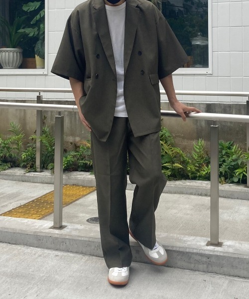 flaner（フラネ）の「Loose linen like pants/ルーズリネンライクパンツ（その他パンツ・レディース・カーキ/ナチュラル・SMALL/MEDIUM/LARGE）」の22枚目の写真