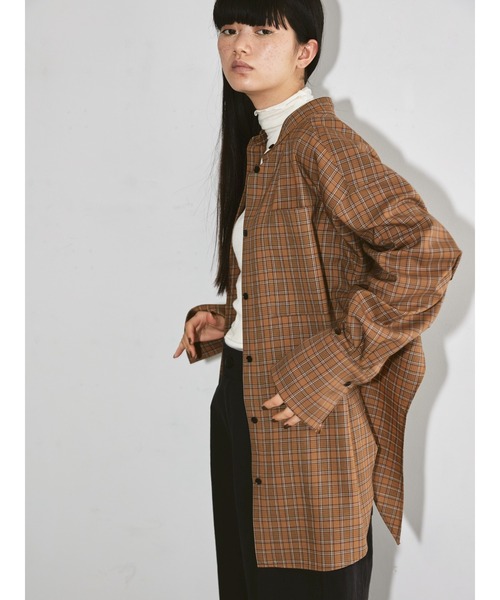 TODAYFUL（トゥデイフル）の「バックフレアチェックシャツ（シャツ  