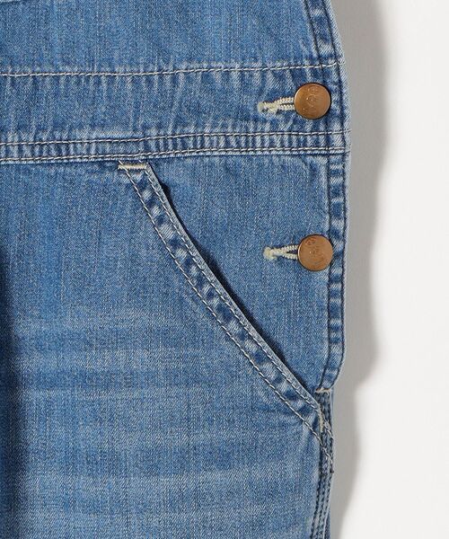 SHIPS any（シップス エニィ）の「Lee: オーバーオール 130cm 145cm <KIDS>（サロペット/オーバーオール・キッズ・ブルー/ナチュラル・130/145）」の5枚目の写真