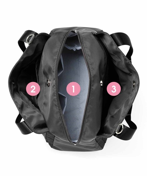 IEDIT(イディット)の「IEDIT ウェブマガジンmi-molletコラボ さらに軽量化!印象も軽やかにグレードアップした365日持ちたい撥水エブリデイバッグ〈グレー〉(トートバッグ・レディース・グレー・ONE SIZE)」の12枚目の写真