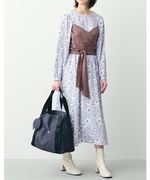 IEDIT(イディット)の「IEDIT ウェブマガジンmi-molletコラボ さらに軽量化!印象も軽やかにグレードアップした365日持ちたい撥水エブリデイバッグ〈グレー〉(トートバッグ・レディース・グレー・ONE SIZE)」の6枚目の写真