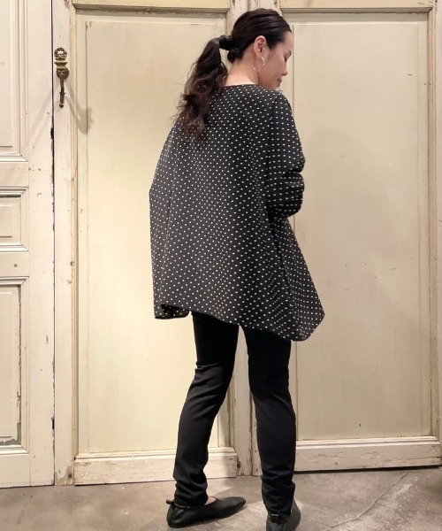 BEARDSLEY(ビアズリー)の「NEWコットンレーヨンパギンス(その他パンツ・レディース・ブラック/ホワイト・0/1/2)」の10枚目の写真