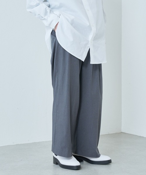 Lui's（ルイス）の「3タックバギースラックス（スラックス・メンズ・ブラック×ホワイト/ブラック/グレー・マルチサイズ）」の22枚目の写真