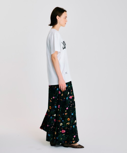 新型ボタニカル柄ロングスカート【手洗い可能】（スカート）｜NOISE