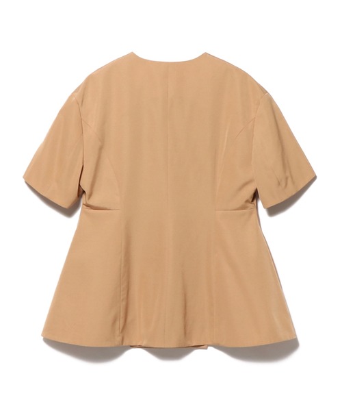 極美品✨COLUMN コラム　ノーカラージャケット　オフ白　38 COUP DE CHANCE ジャケット ノーカラージャケット 「手洗い可