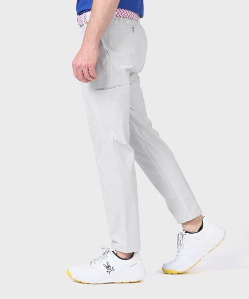 CPG GOLF ソロテックス パンツ 3ホワイト/グレー GOLF]SOLOTEX 2WAY撥水 ゴルフパンツ