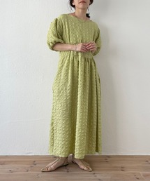 wee9s | non non iron puff one piece / アイロン不要なパフワンピース(ワンピース)