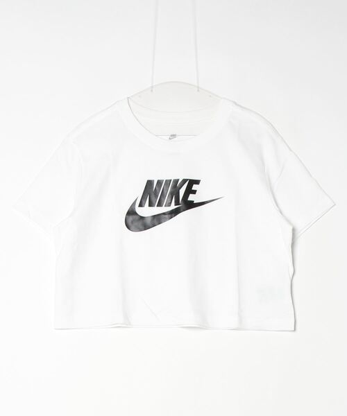 NIKE(ナイキ)の「NIKE/ナイキ WSエッセンシャル クロップフレンチテリー Tシャツ(Tシャツ/カットソー・レディース・グレー/ブラック/ホワイト・S/M/L/XL/XS)」の7枚目の写真