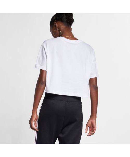 NIKE(ナイキ)の「NIKE/ナイキ WSエッセンシャル クロップフレンチテリー Tシャツ(Tシャツ/カットソー・レディース・グレー/ブラック/ホワイト・S/M/L/XL/XS)」の10枚目の写真
