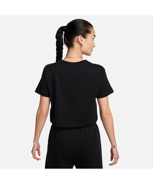NIKE(ナイキ)の「NIKE/ナイキ WSエッセンシャル クロップフレンチテリー Tシャツ(Tシャツ/カットソー・レディース・グレー/ブラック/ホワイト・S/M/L/XL/XS)」の11枚目の写真