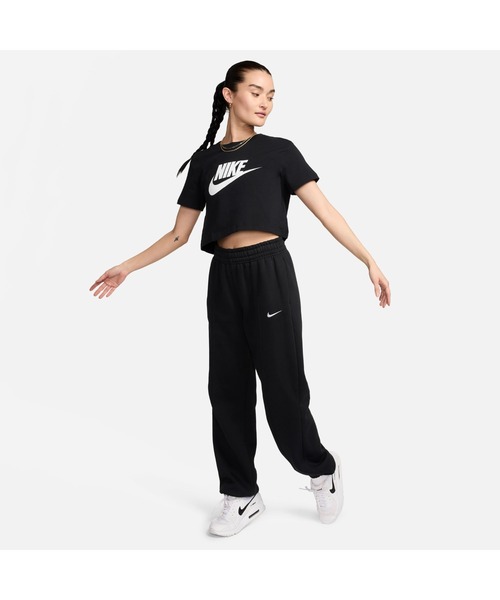 NIKE(ナイキ)の「NIKE/ナイキ WSエッセンシャル クロップフレンチテリー Tシャツ(Tシャツ/カットソー・レディース・グレー/ブラック/ホワイト・S/M/L/XL/XS)」の12枚目の写真