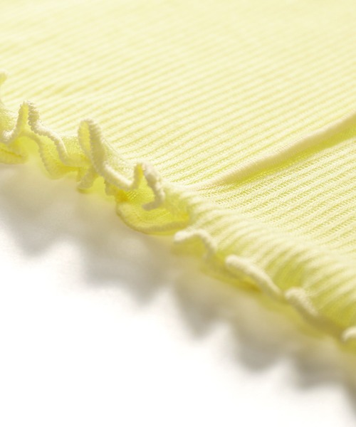 AS KNOW AS PINKY（アズノゥアズピンキー）の「シアーふわりやわらかプルオーバー（Tシャツ/カットソー・レディース・オフホワイト/ブラック/ライトグレー/ライトグリーン/ライトブルー/ライトイエロー/ライトピンク・FREE）」の9枚目の写真