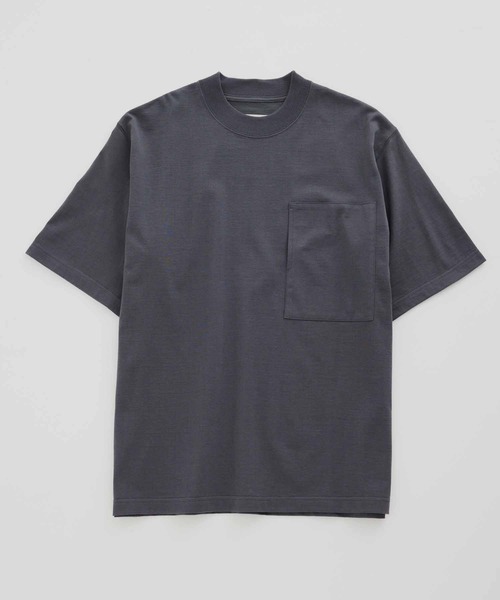 ADAM ET ROPE'(アダムエロペ)の「【Proof PLUS】高機能 ビッグシルエット 天竺 Tシャツ(Tシャツ/カットソー・メンズ・サックスブルー/オフホワイト/スミクロ・M/L)」の8枚目の写真