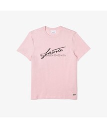 LACOSTE | スクリプトブランドネームロゴプリントTシャツ(Tシャツ/カットソー)
